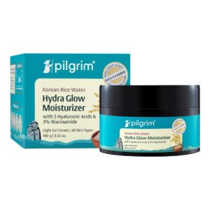Pilgrim Korean Rice Water Hydra Glow Light Gel Moisturizer (100g)